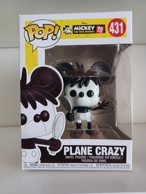 Disney Plane Crazy Mickey Mouse 431 Classic Cartoon Vinyl Figure Funko Pop